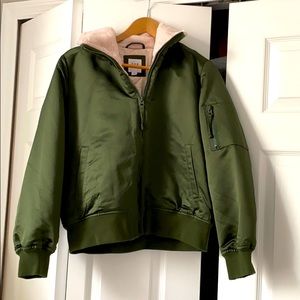 New Green Fuzzy Jacket